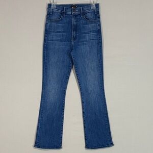 MOTHER The Hustler Ankle Jeans Size 26 High Rise Bootcut Trick Pony